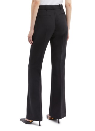 Back View - Click To Enlarge - VICTORIA, VICTORIA BECKHAM - Pintucked flared suiting pants