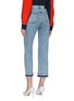 Back View - Click To Enlarge - VICTORIA, VICTORIA BECKHAM - 'Super High Cali' let-out cuff bleached jeans