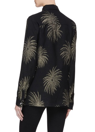 Back View - Click To Enlarge - VICTORIA, VICTORIA BECKHAM - Palm tree jacquard shirt