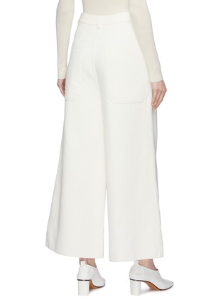 Back View - Click To Enlarge - MS MIN - Double face cotton-silk culottes