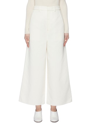 Main View - Click To Enlarge - MS MIN - Double face cotton-silk culottes