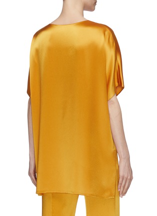 Back View - Click To Enlarge - MS MIN - Oversized satin top