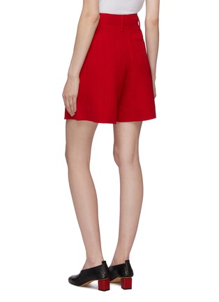 Back View - Click To Enlarge - MS MIN - Pleated shorts