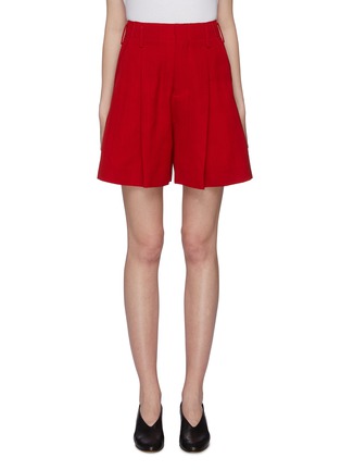 Main View - Click To Enlarge - MS MIN - Pleated shorts