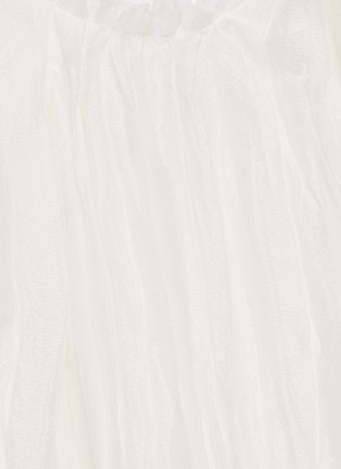 Detail View - Click To Enlarge - MS MIN - Sleeveless silk chiffon dress