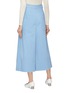 Back View - Click To Enlarge - MS MIN - Washed denim culottes