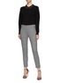 Figure View - Click To Enlarge - NEIL BARRETT - Houndstooth check plaid suiting pants