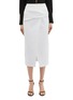 Main View - Click To Enlarge - BIANCA SPENDER - 'Allegra' belted crepe wrap skirt