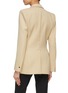 Back View - Click To Enlarge - PETAR PETROV - 'Jose' metal ring double breasted blazer