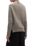 Back View - Click To Enlarge - PETAR PETROV - 'Kinga' contrast seam cashmere rib knit turtleneck sweater