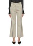 Main View - Click To Enlarge - PETAR PETROV - 'Havre' contrast outseam virgin wool flared pants
