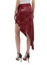 Back View - Click To Enlarge - RETROFÊTE - 'Erika' checkerboard sequin asymmetric skirt
