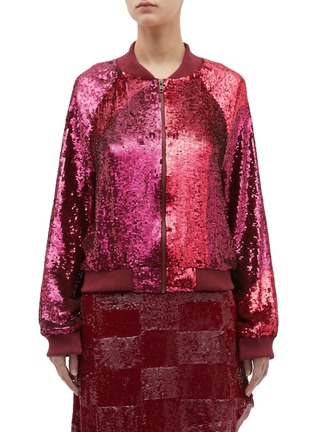 Main View - Click To Enlarge - RETROFÊTE - 'Carrie' sequin bomber jacket