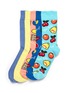 Main View - Click To Enlarge - TOPMAN - 'Fruit Machine' graphic intarsia socks 5-pack set