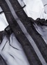 Detail View - Click To Enlarge - MAISON MARGIELA - Panelled organdy overlay poplin shirt dress