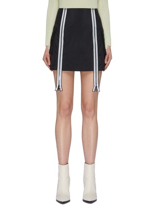 Main View - Click To Enlarge - MAISON MARGIELA - Extended zip gusset mini skirt