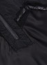 Detail View - Click To Enlarge - MAISON MARGIELA - Chantilly lace trim silk satin half-zip slip dress