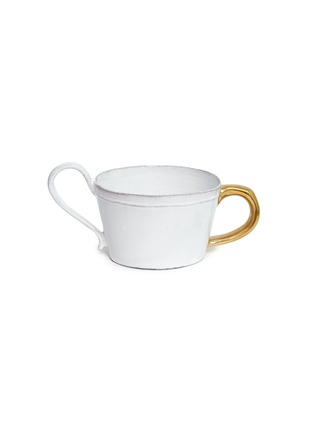 Main View - Click To Enlarge - SACAI - x Astier de Villatte short mug – White/Gold