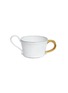 Main View - Click To Enlarge - SACAI - x Astier de Villatte short mug – White/Gold