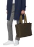 Figure View - Click To Enlarge - TRUNK - x PORTER canvas zip tote bag