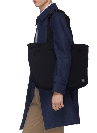 Figure View - Click To Enlarge - TRUNK - x PORTER canvas zip tote bag