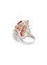 Figure View - Click To Enlarge - LC COLLECTION JEWELLERY - Diamond ruby 18k gold cluster ring