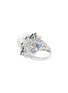 Figure View - Click To Enlarge - LC COLLECTION JEWELLERY - Diamond sapphire pearl 18k white gold ring