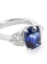 Detail View - Click To Enlarge - LC COLLECTION JEWELLERY - Diamond sapphire 18k white gold ring