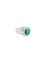 Main View - Click To Enlarge - LC COLLECTION JEWELLERY - Diamond emerald 18k white gold cutout ring