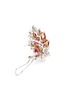 Detail View - Click To Enlarge - LC COLLECTION JEWELLERY - Diamond ruby 18k white gold cluster earrings