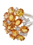 Detail View - Click To Enlarge - LC COLLECTION JEWELLERY - Diamond sapphire 18k gold cluster ring