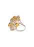 Figure View - Click To Enlarge - LC COLLECTION JEWELLERY - Diamond sapphire 18k gold cluster ring