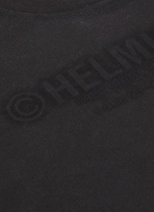  - HELMUT LANG - Logo print colourblock T-shirt