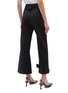 Back View - Click To Enlarge - ROSETTA GETTY - Belted button flared cuff pants