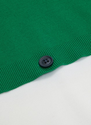  - ROSETTA GETTY - Detachable colourblock panel turtleneck sweater