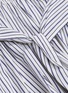 Detail View - Click To Enlarge - ROSETTA GETTY - Sash tie waist stripe poplin skirt
