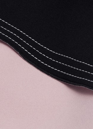 Detail View - Click To Enlarge - ROKSANDA - 'Ayres' drape flared sleeve cady dress