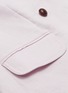  - ZIMMERMANN - 'Corsage Tailored' detachable floral brooch linen blazer