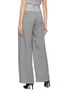 Back View - Click To Enlarge - DION LEE - Cross front houndstooth check plaid wide leg pants