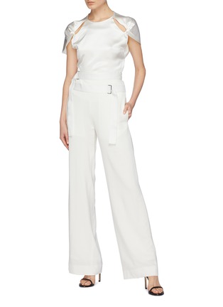 Figure View - Click To Enlarge - DION LEE - Double belted pants