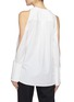 Back View - Click To Enlarge - DION LEE - Twist cold shoulder shirt