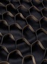 Detail View - Click To Enlarge - DION LEE - 'Honeycomb' lasercut sleeveless peplum dress
