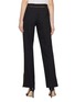 Back View - Click To Enlarge - DION LEE - Petersham border split cuff wool suiting pants