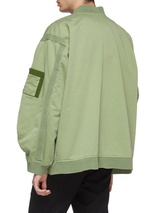 Back View - Click To Enlarge - FAITH CONNEXION - Camouflage print reversible bomber jacket