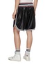 Back View - Click To Enlarge - FAITH CONNEXION - 'California' appliqué faux leather basketball shorts