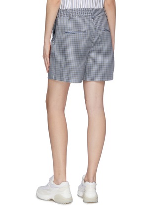 Back View - Click To Enlarge - PLAN C - Houndstooth check shorts