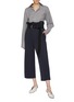 Figure View - Click To Enlarge - PLAN C - Belted paperbag pants