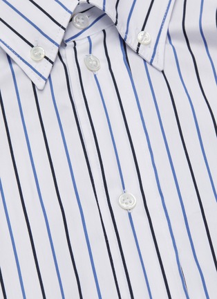 - PLAN C - Stripe boxy short sleeve shirt