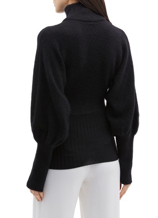 Back View - Click To Enlarge - MAGGIE MARILYN - 'Once I Figured It Out' high neck sweater