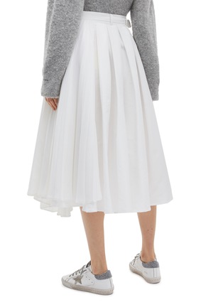 Back View - Click To Enlarge - MAGGIE MARILYN - 'Safe In Your Arms' detachable belted panel pleated skirt
